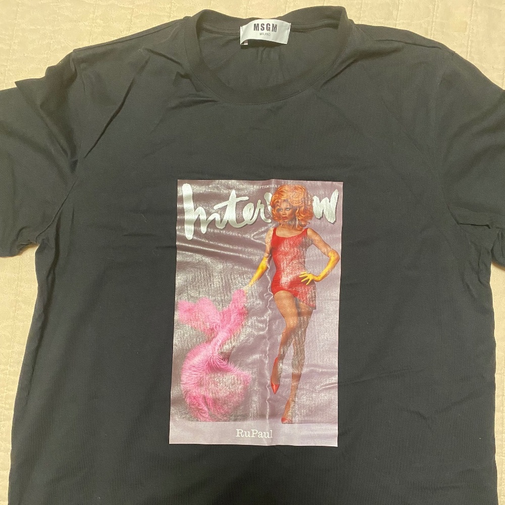RuPaul MSGM x Interview Shirt